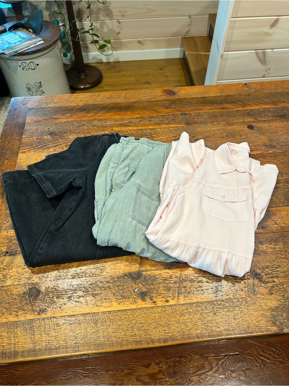 2 dresses and 1 romper. Selling all together.